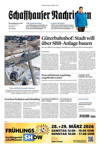 Schaffhauser Nachrichten 2026-03-19