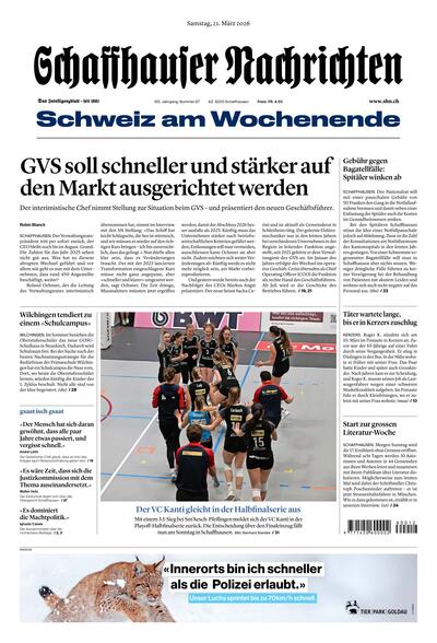 Schaffhauser Nachrichten 2026-03-21