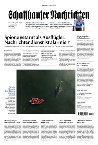 Schaffhauser Nachrichten 2026-04-07