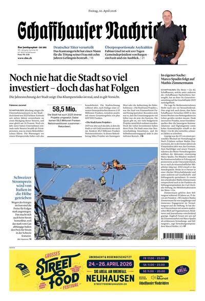 Schaffhauser Nachrichten 2026-04-10