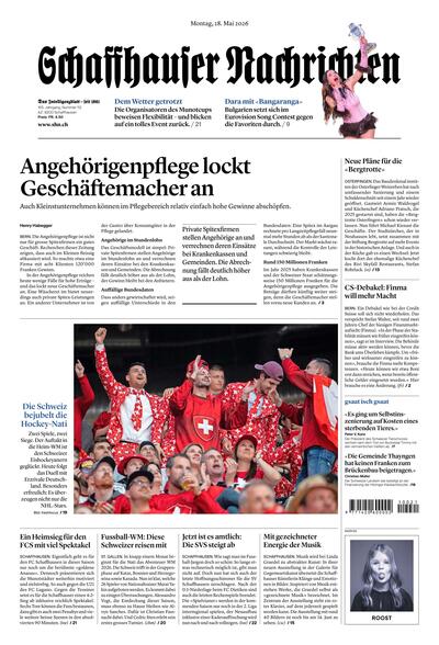 Schaffhauser Nachrichten 2026-05-18