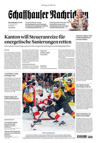 Schaffhauser Nachrichten 2026-05-19