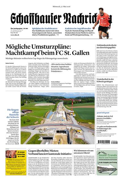 Schaffhauser Nachrichten 2026-05-27