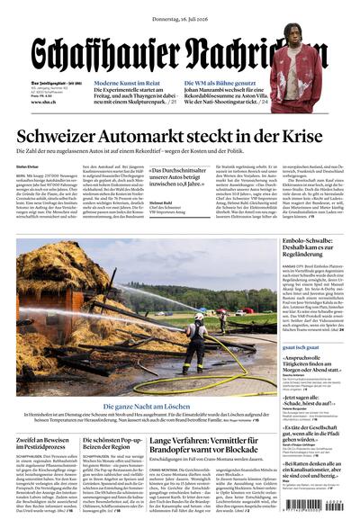 Schaffhauser Nachrichten 2026-07-16