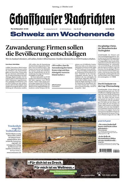 Schaffhauser Nachrichten 2026-10-17